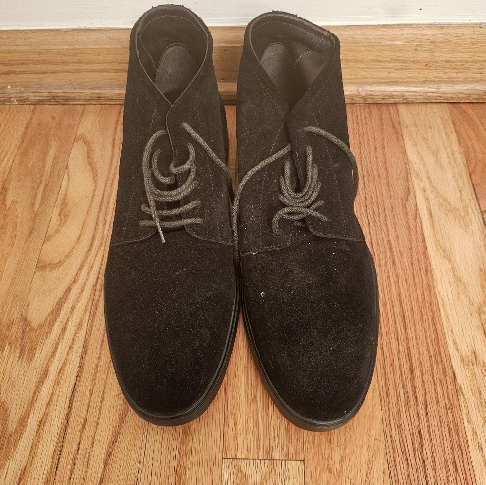Brand New Men’s Black Suede Shoes